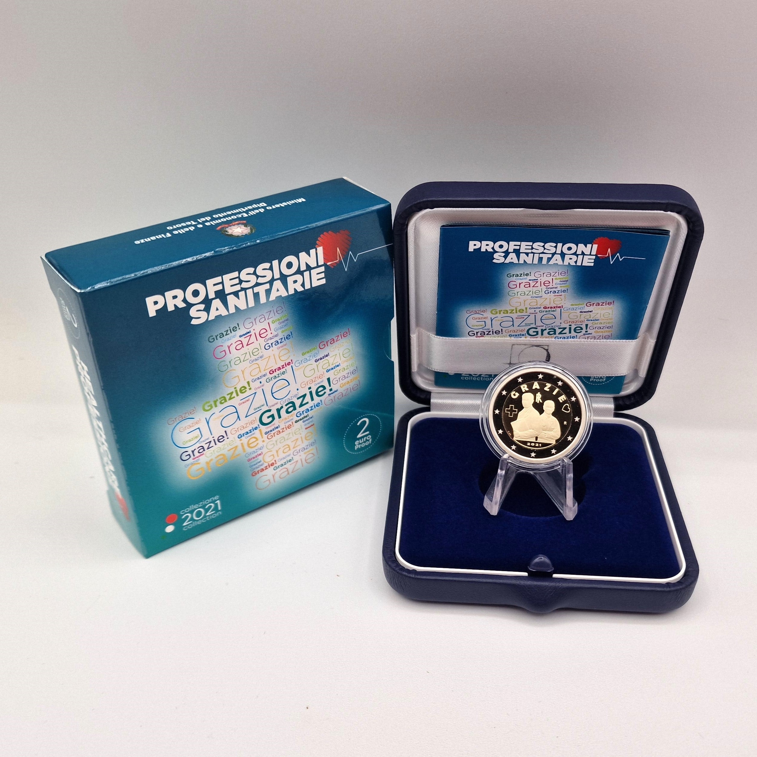 2021 Health Professions €2 - Italy Proof